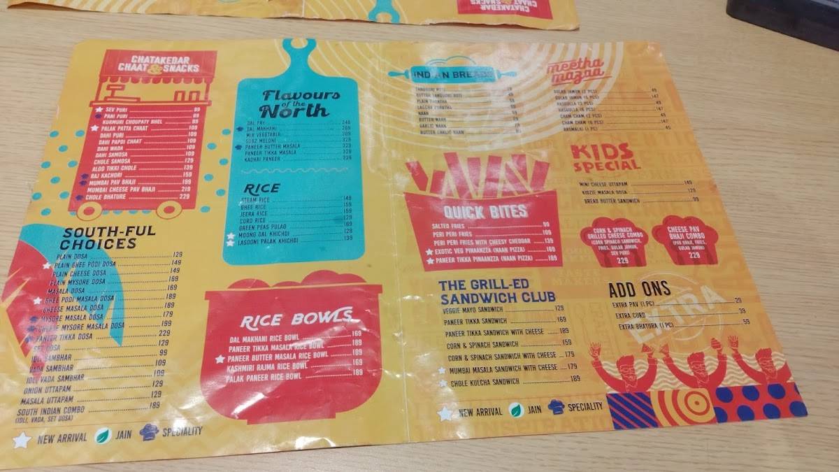 Haldiram's menu