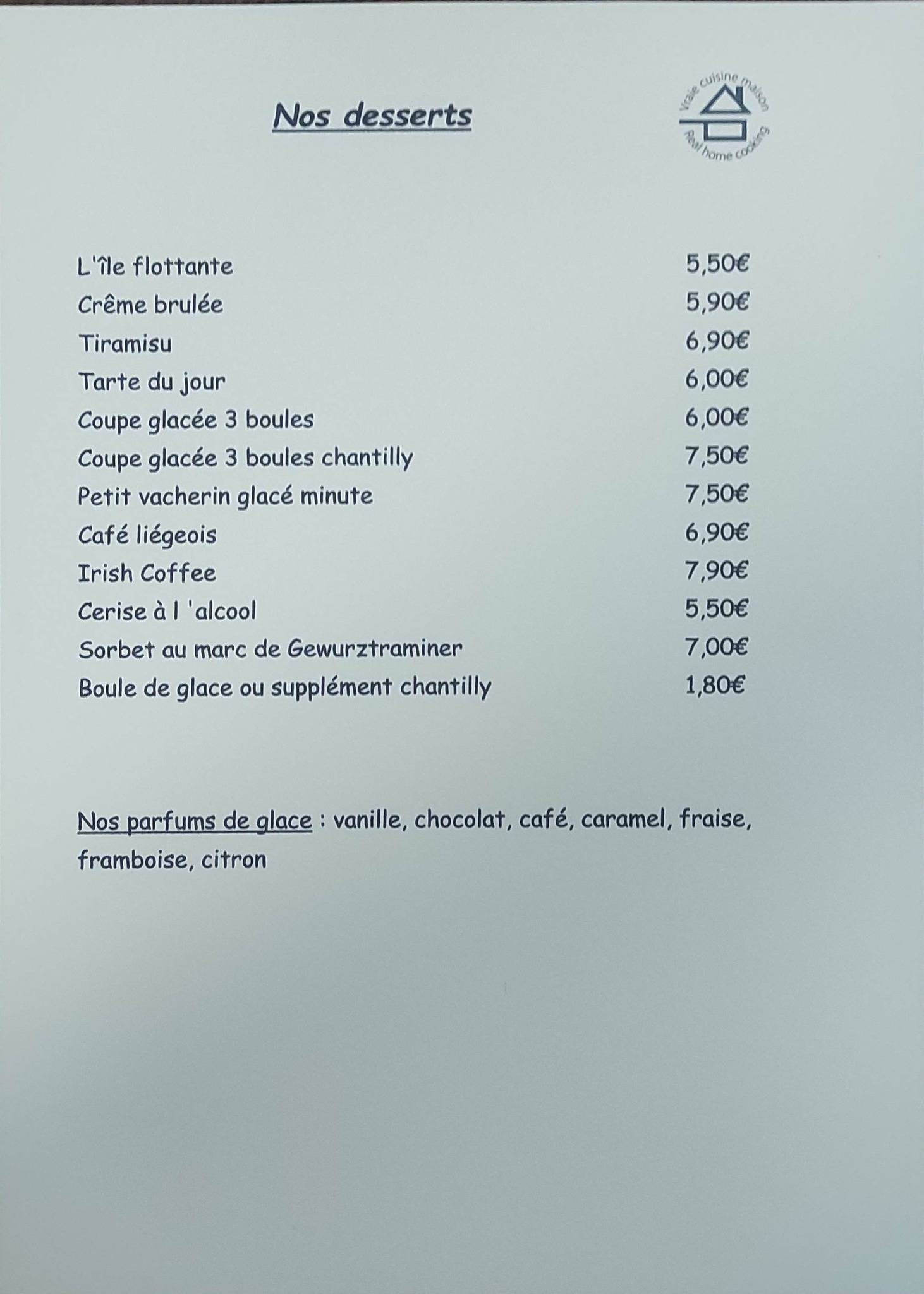 Menu de Hammerer