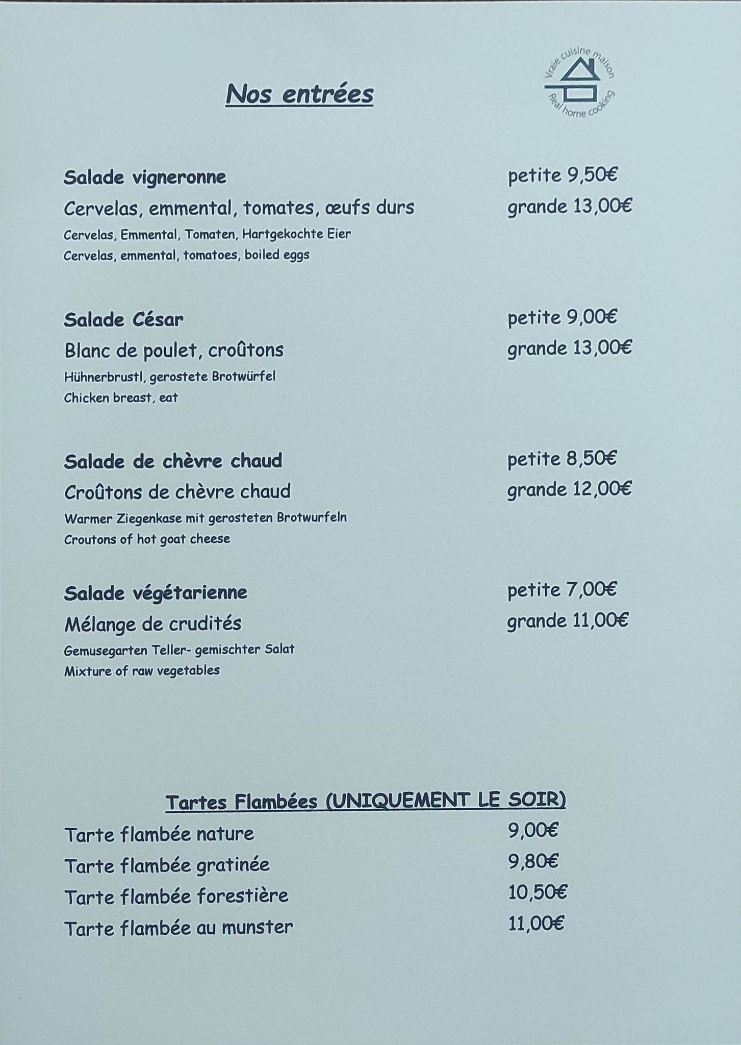Menu de Hammerer