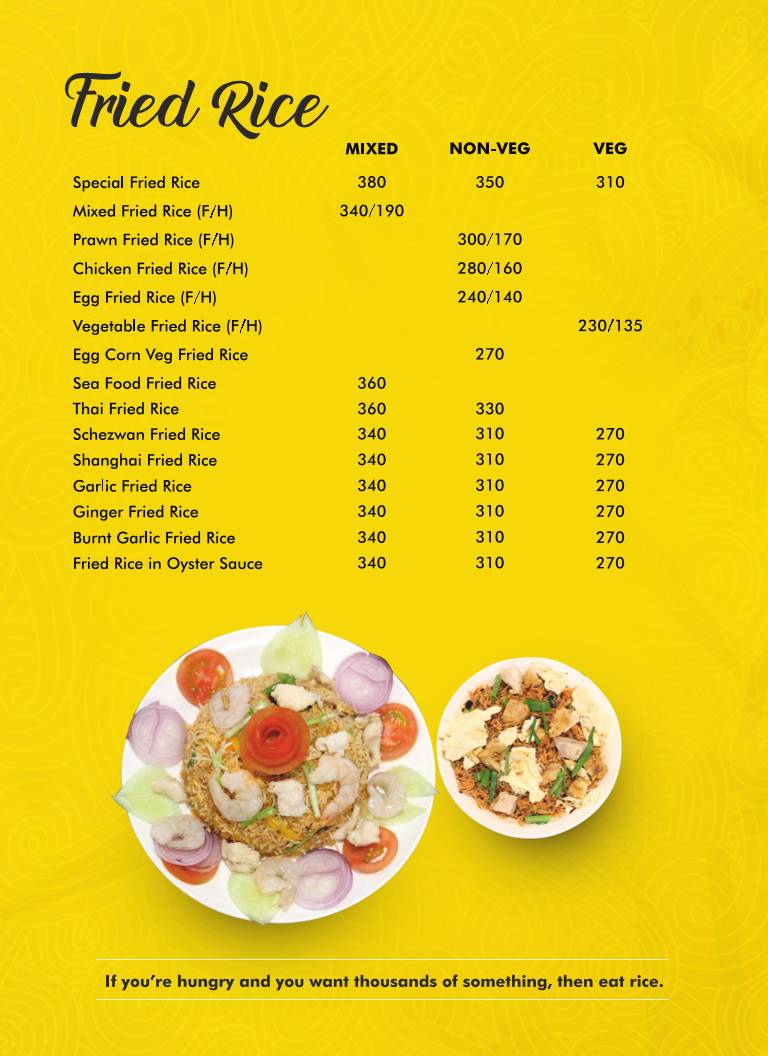 Hatari Restaurant - Garia menu