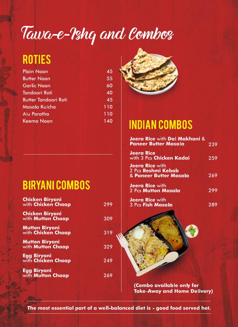 Hatari Restaurant - Garia menu