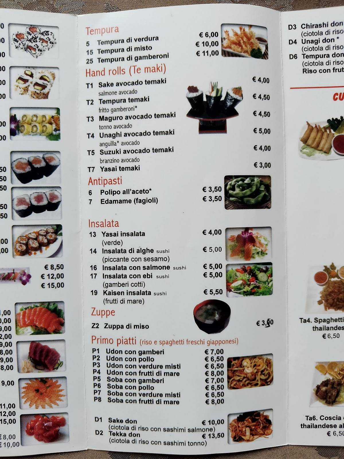 Menu di Hong Kong 