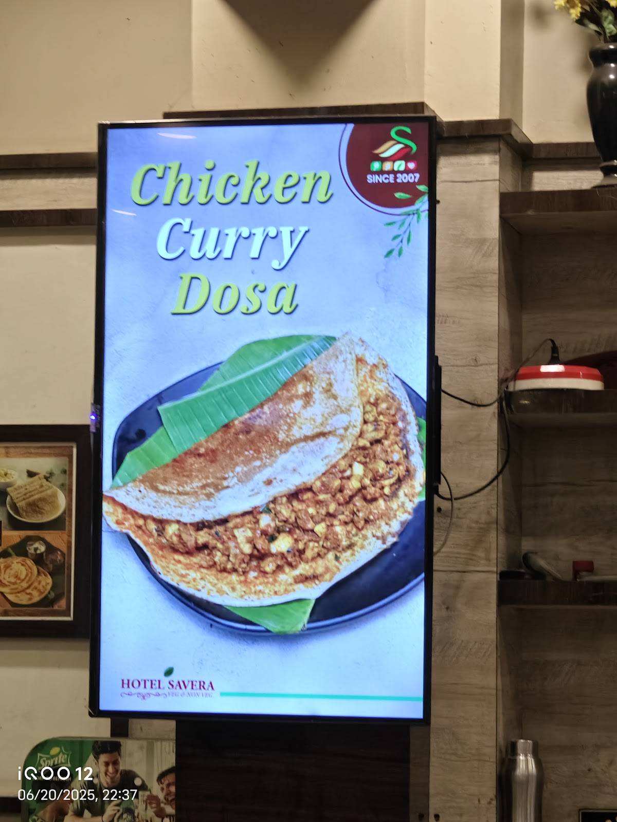 Hotel Savera(Ondipudur) menu