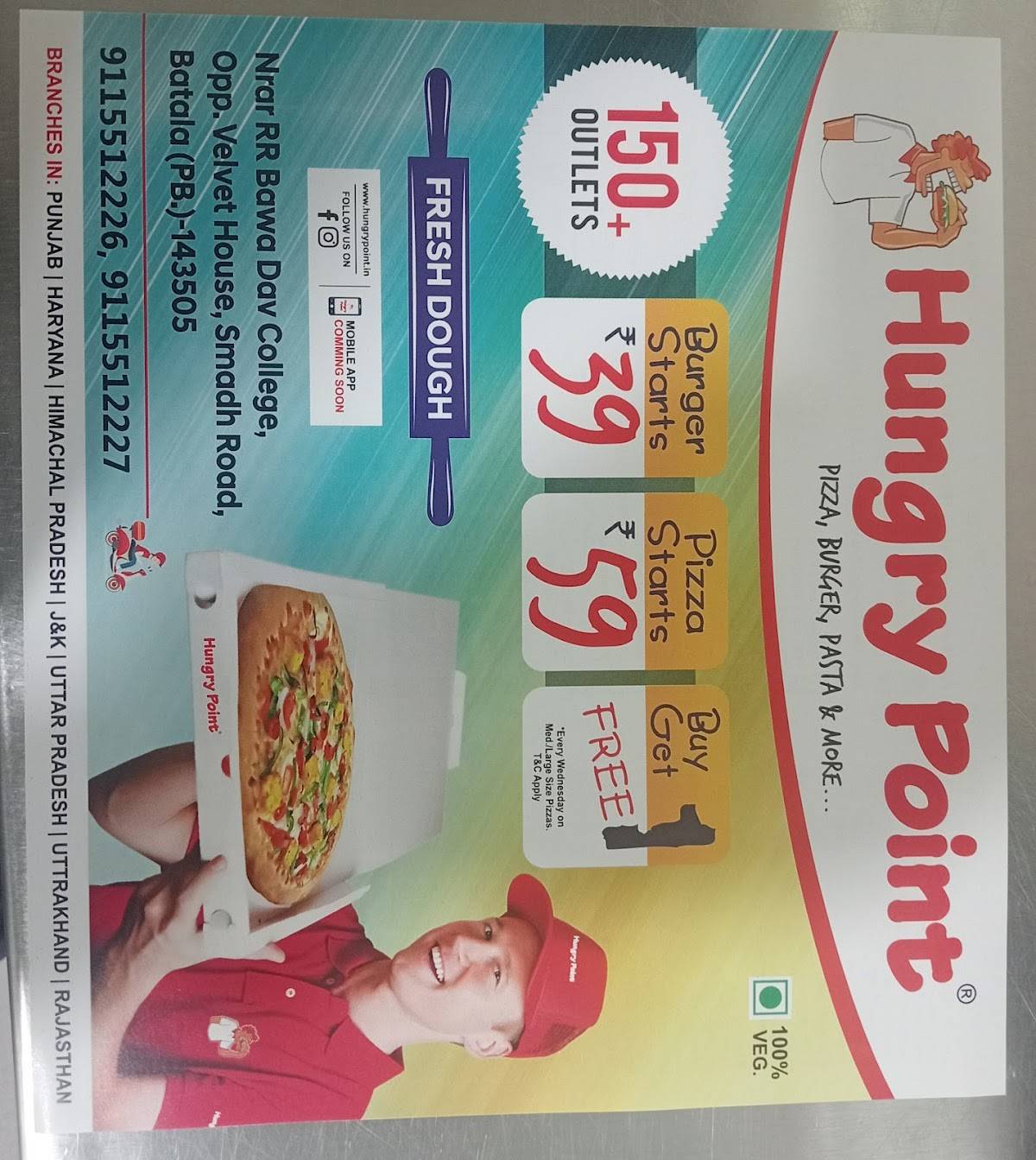 Hungry Point - Batala menu