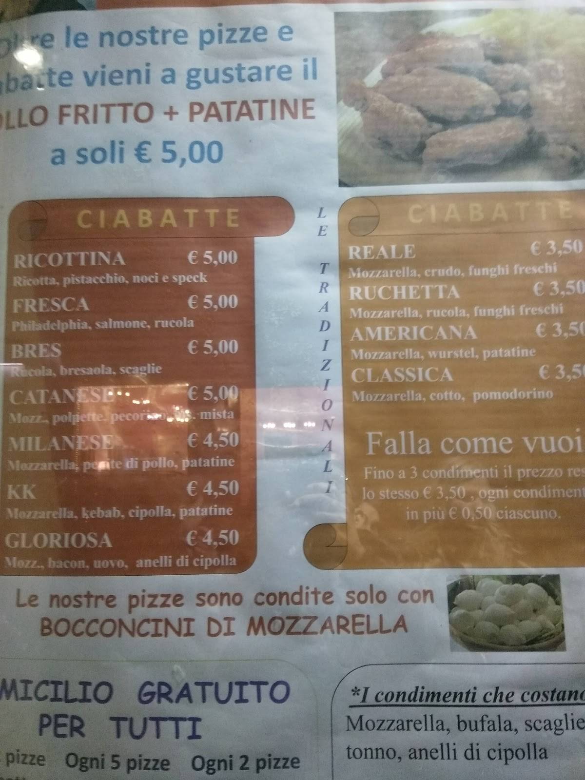 Menu di Il Bucaniere 
