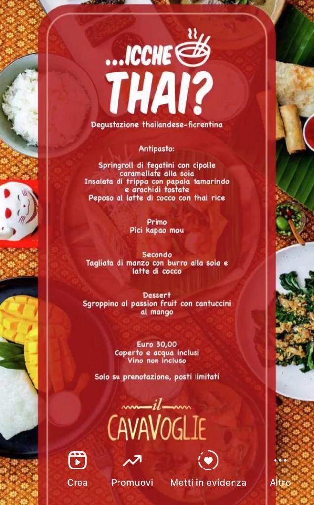 Menu di Il Cavavoglie - Insolita Degusteria 