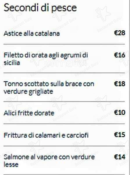 Menu de Il Focolare