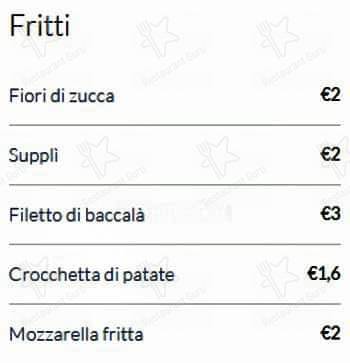 Menu de Il Focolare