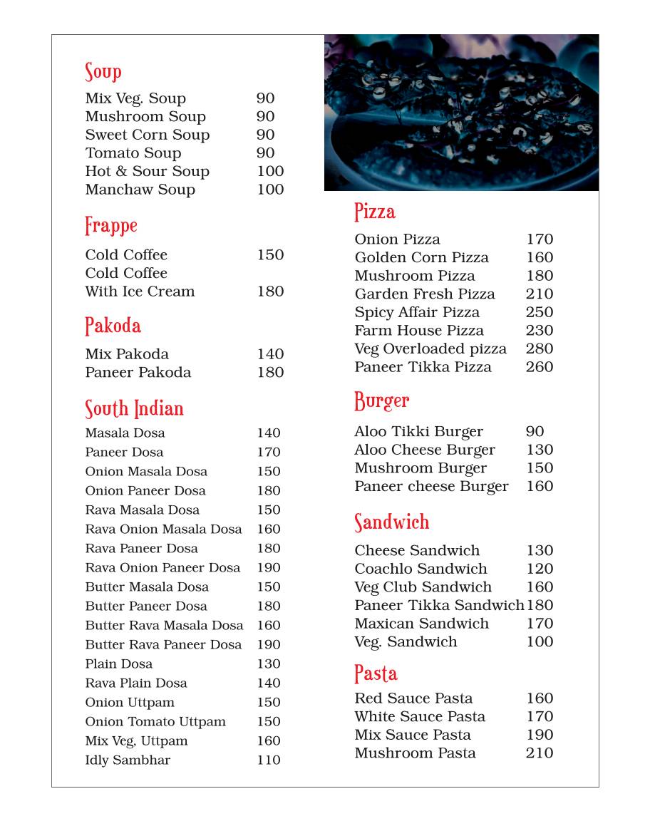 Impression Restaurant - Bijnor menu