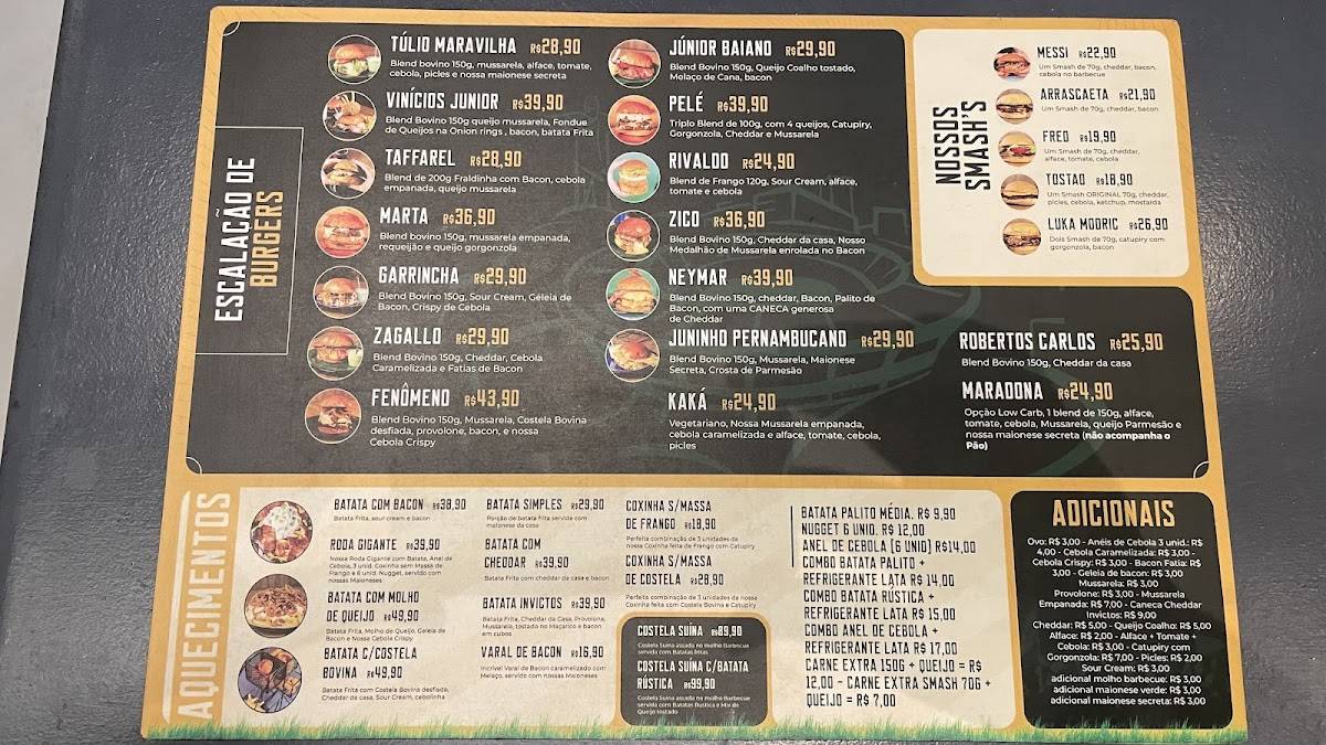 Invictos Burger - Hamburgueria São Gonçalo Artesanal cardápio