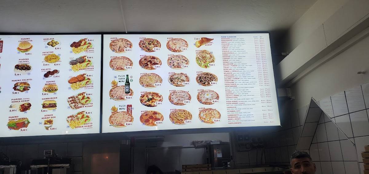 Menu di Istanbul - PIZZA-KEBAB - Grill -TACOS 