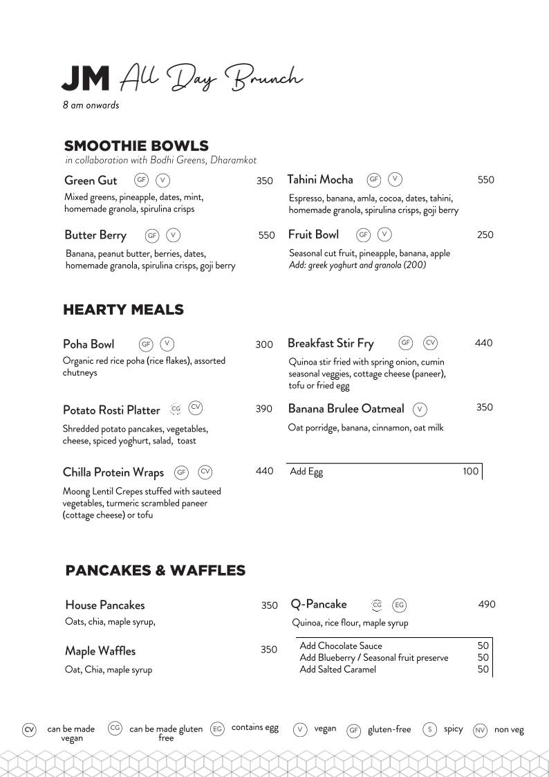 Jaipur Modern - Store & Kitchen menu