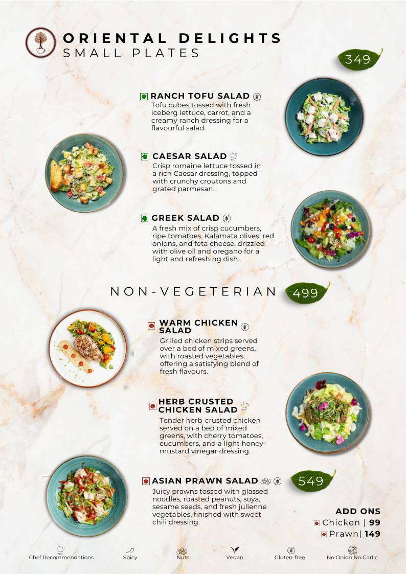 Sequoia Café menu