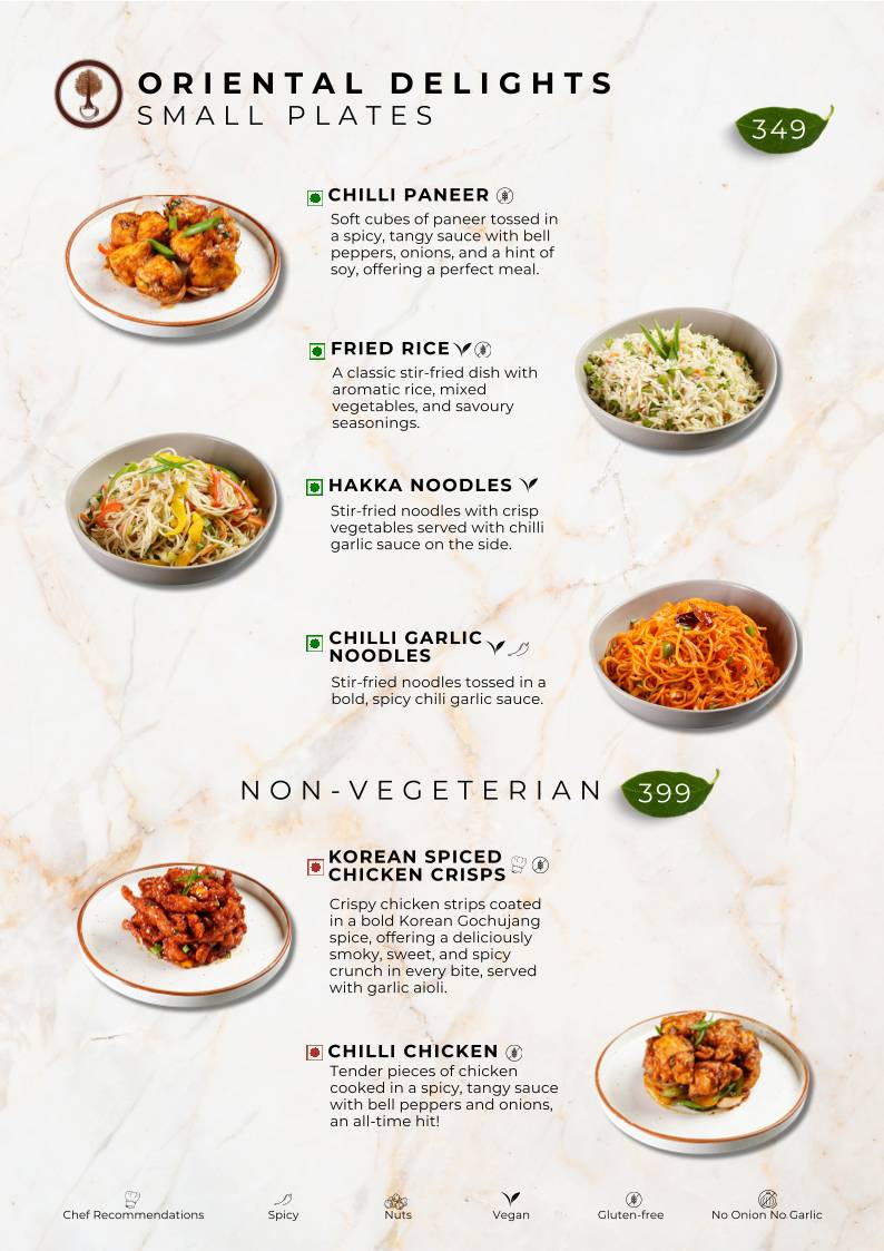 Sequoia Café menu