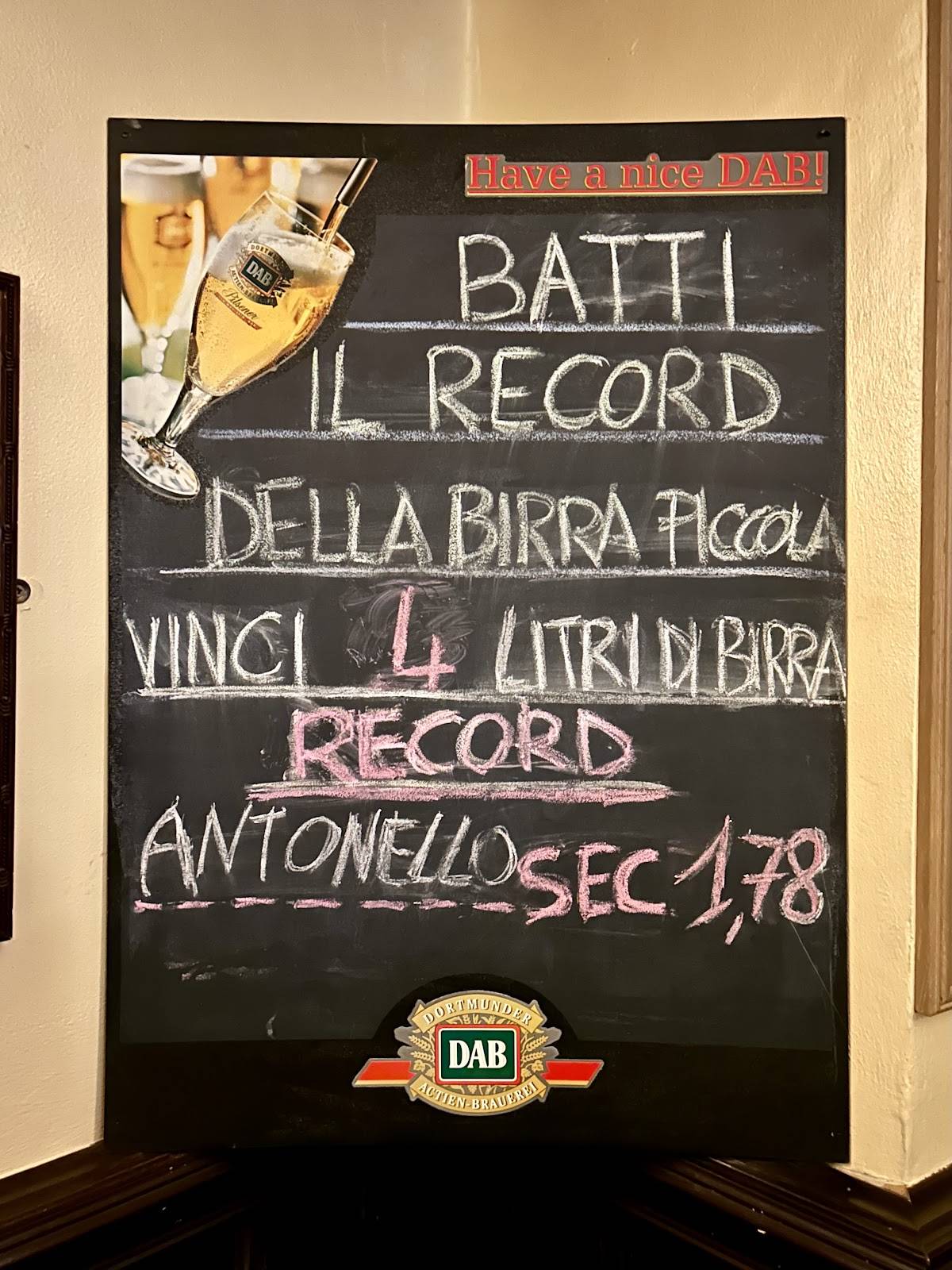 Menu di James Joyce Pub - Torino 