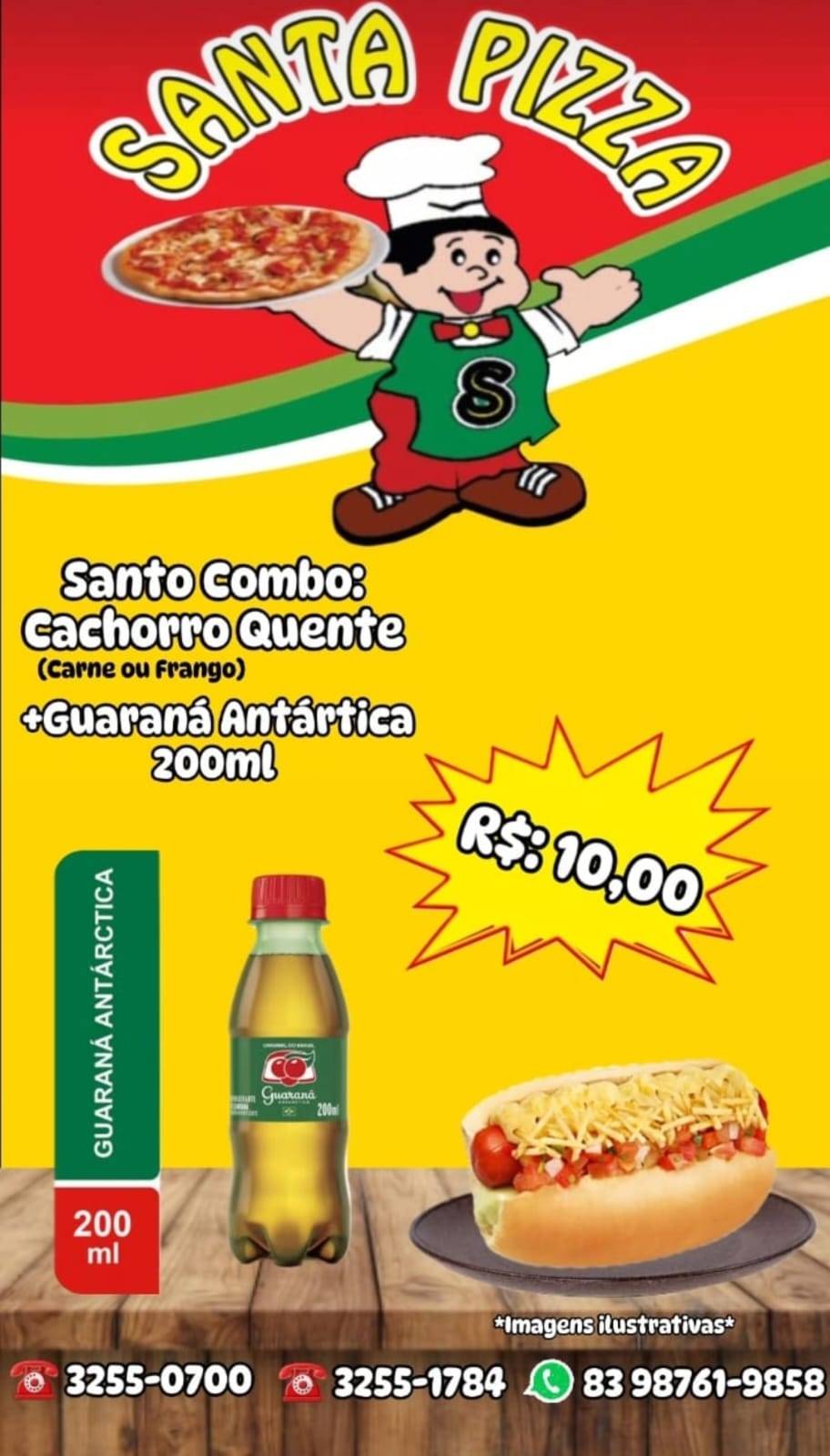 Santa Pizza Delivery cardápio