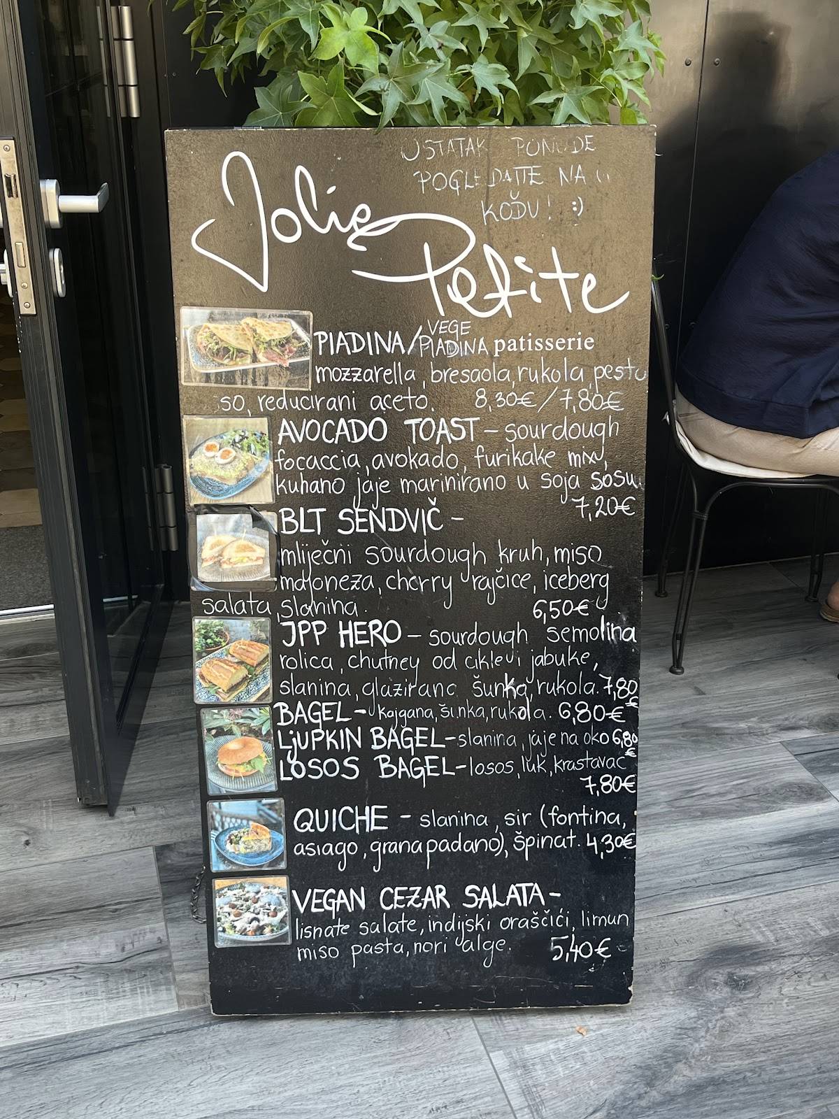 Menu di Jolie Petite Patisserie 