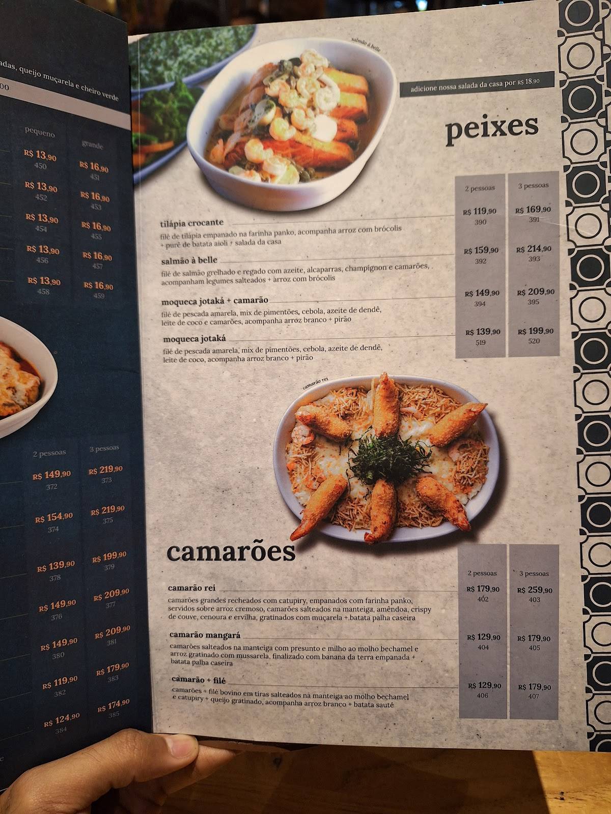 Jotaká cozinha + bar - Taguatinga cardápio