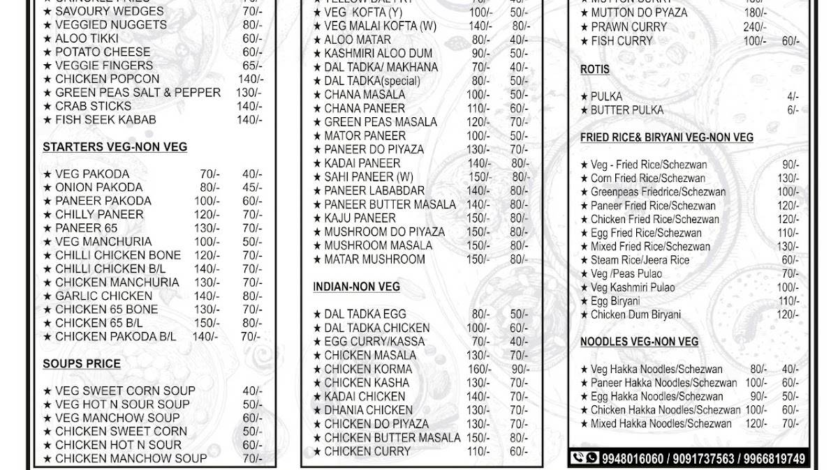 KALYANI'S RASOIGHAR menu