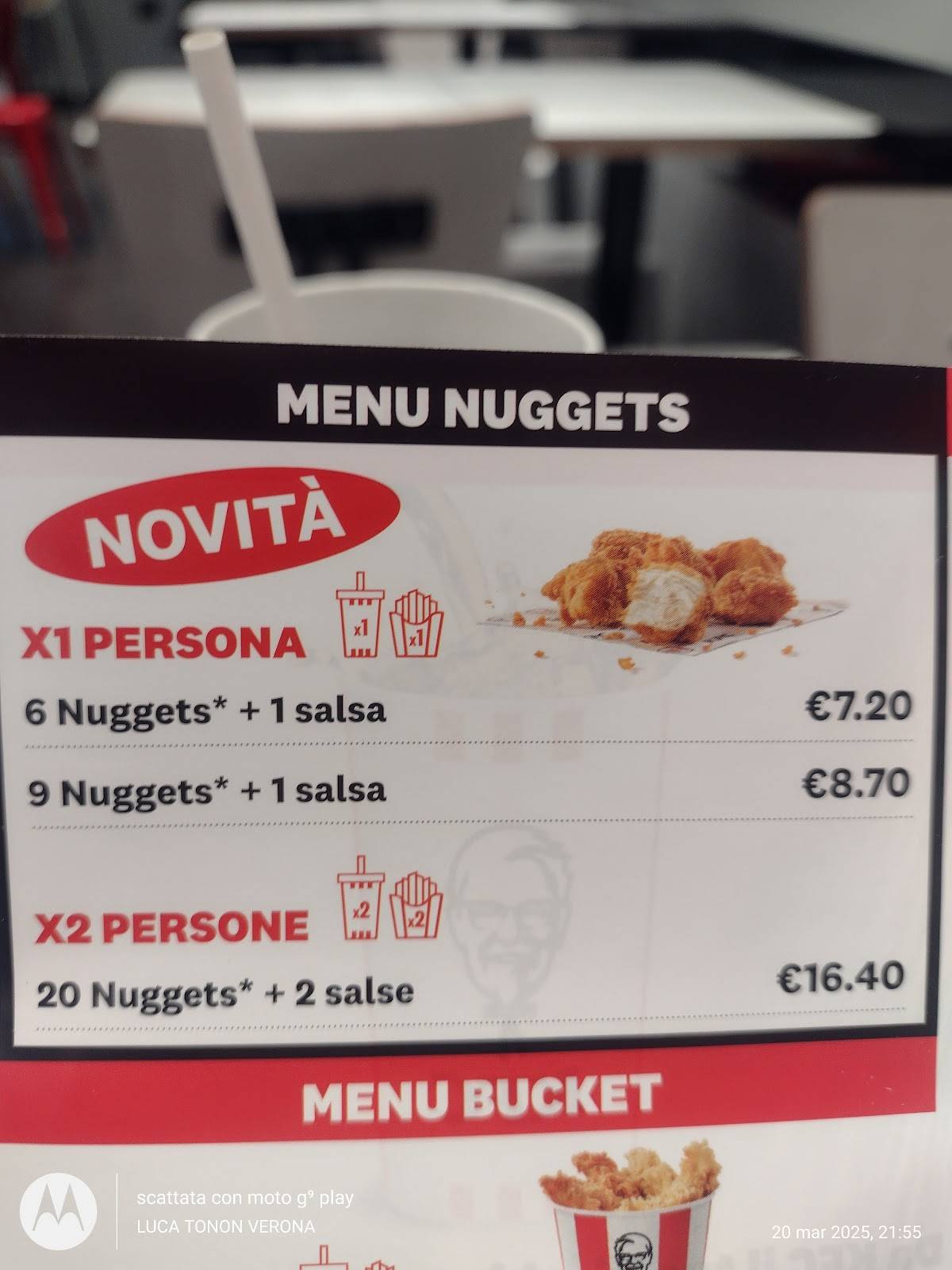Menu di KFC 