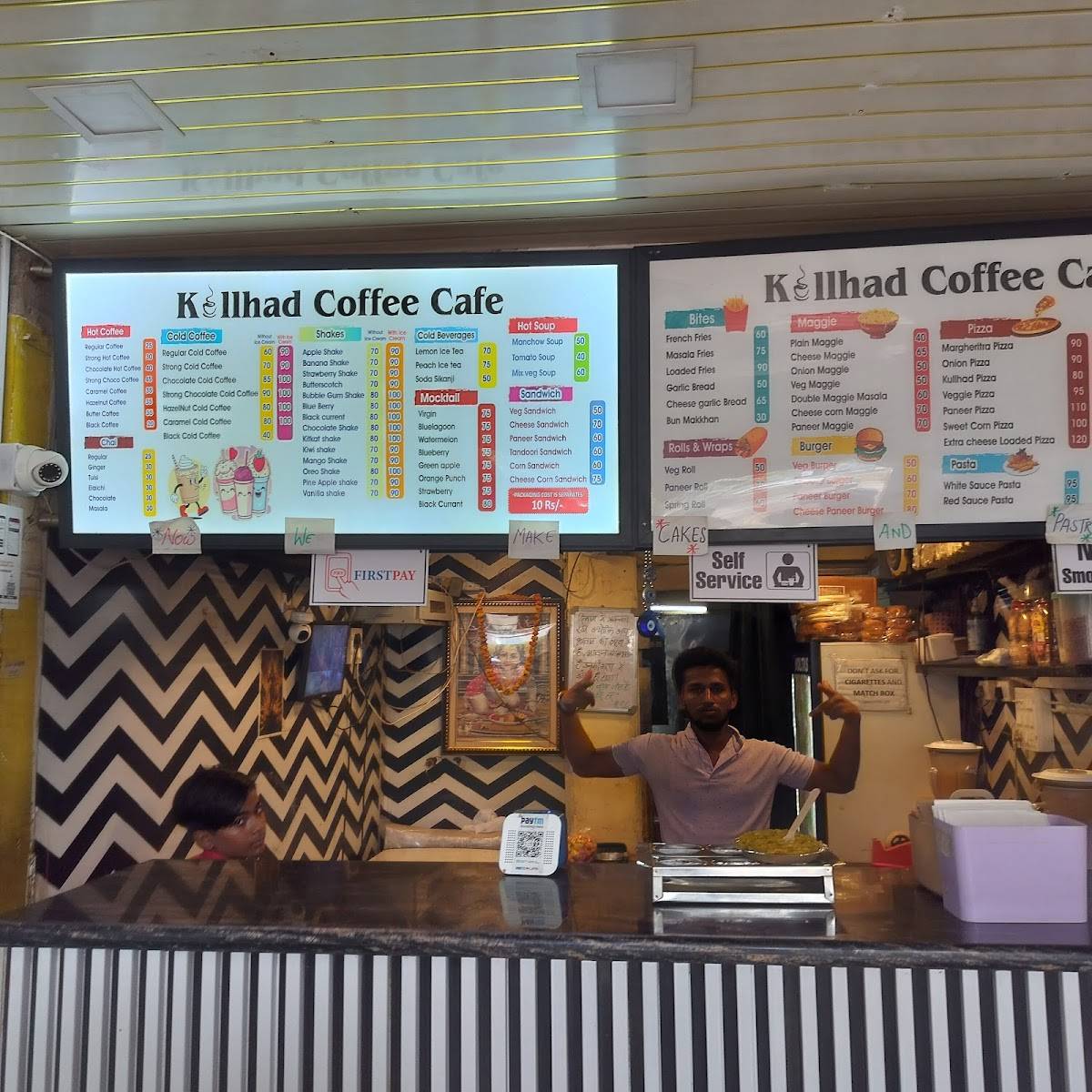 KULLHAD COFFEE CAFE “कुल्ल्हड़ कॉफ़ी कैफ़े” menu