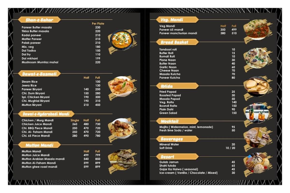 Kababish - Aligarh menu