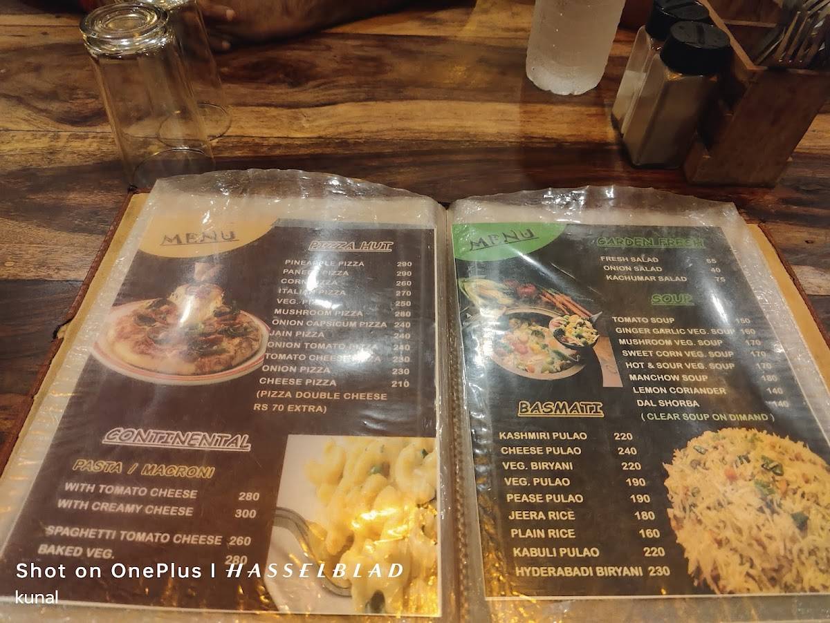 Kanishka Restaurant menu
