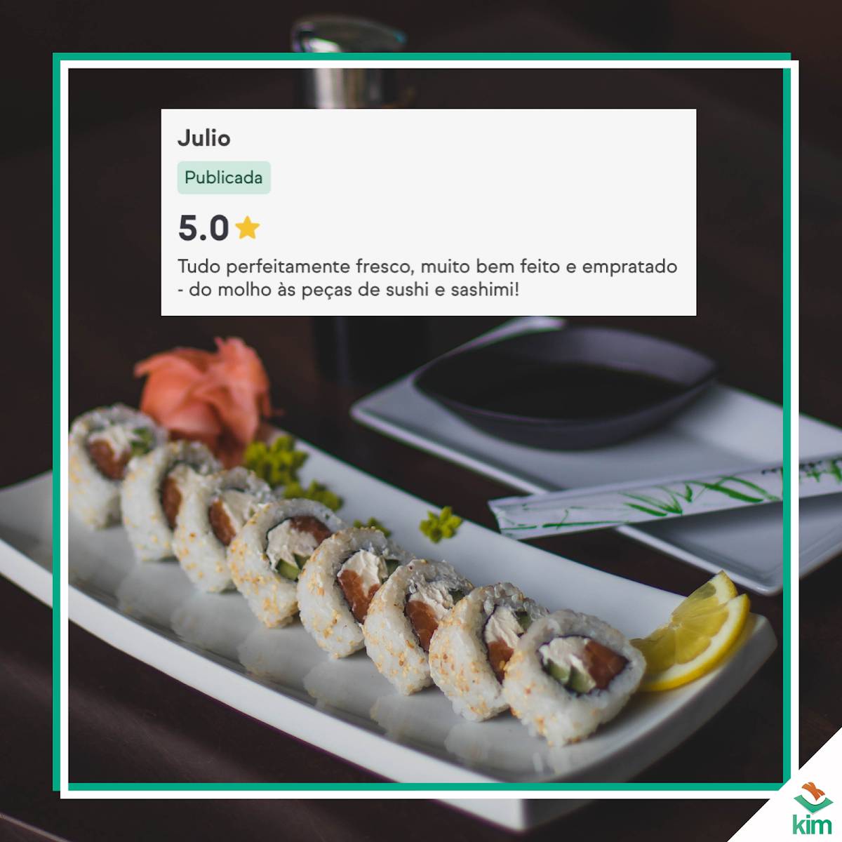 Kim Japa Food cardápio