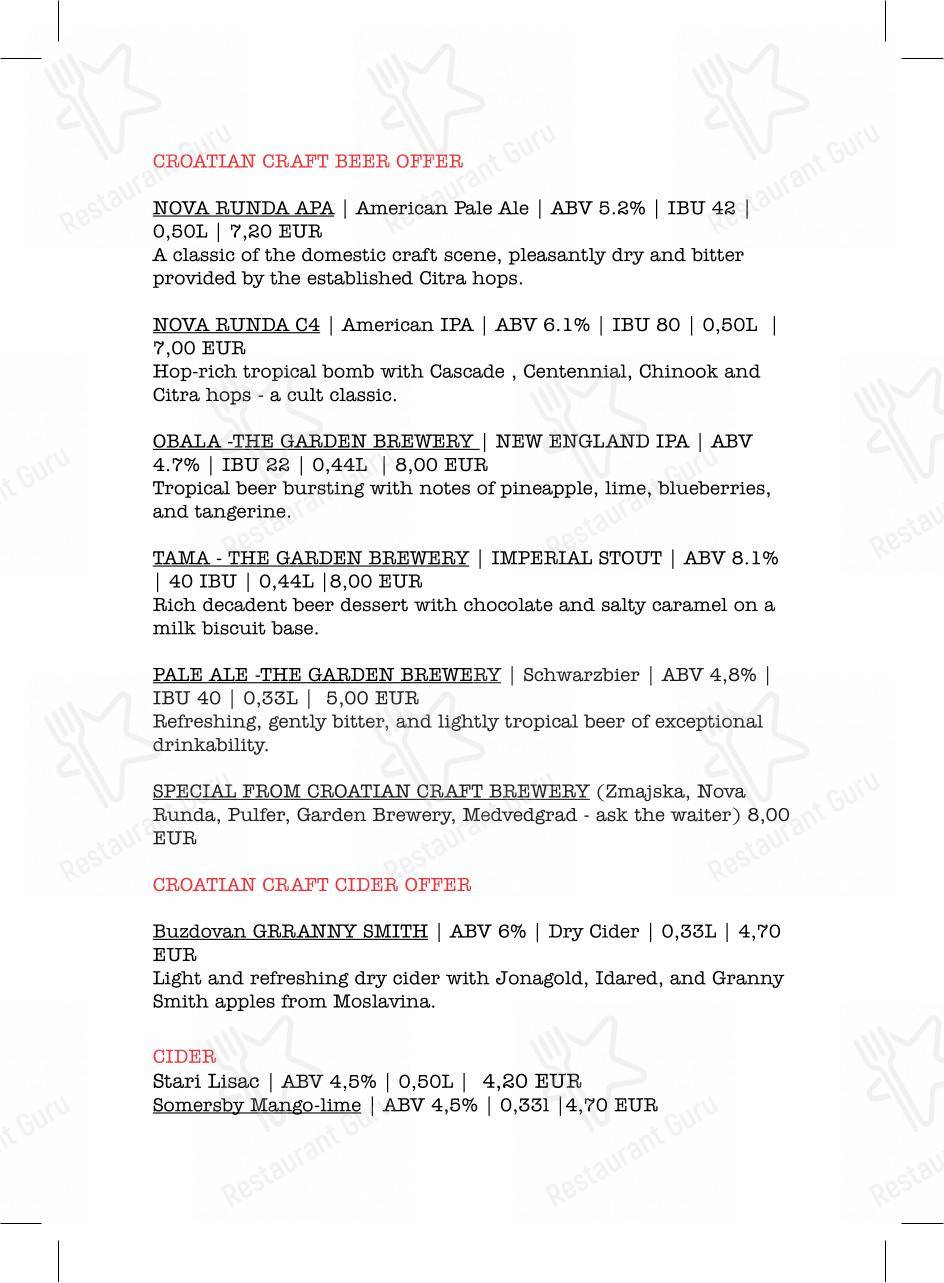 Menu per King's Cafe & Coffee Bar caffè bar