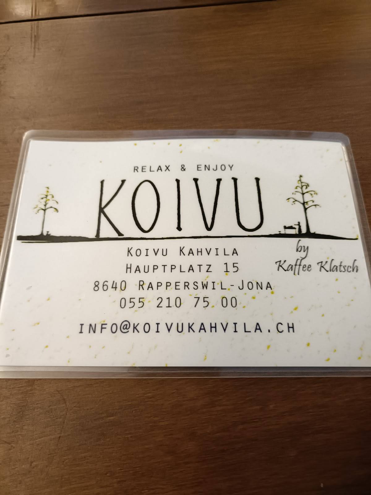 Menu di Koivu Café 