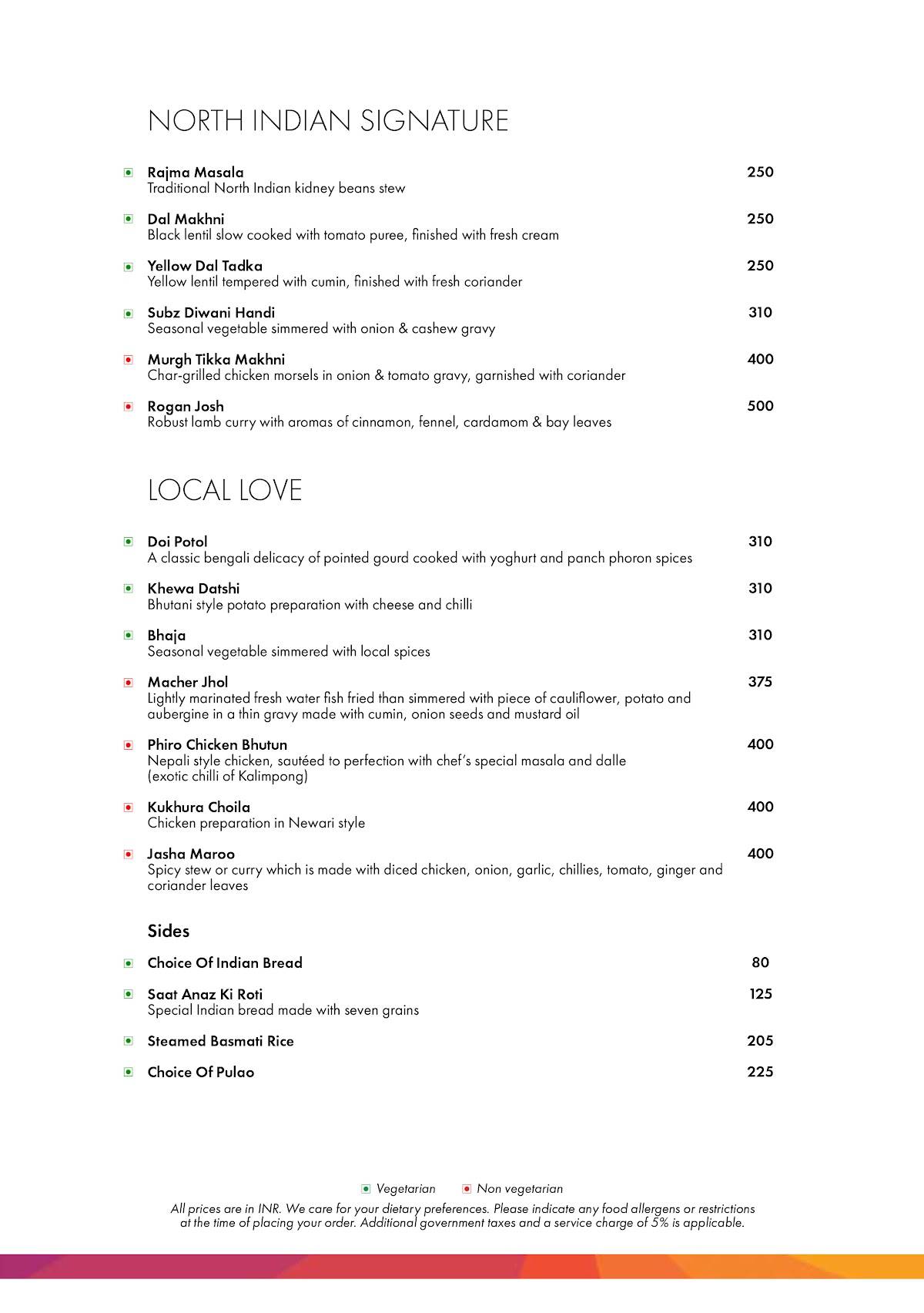 Kokomendo menu