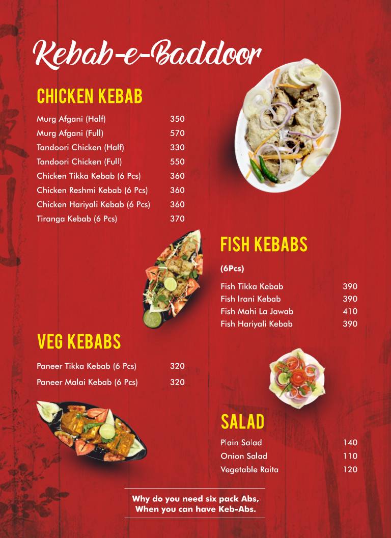 Hatari Restaurant - Garia menu