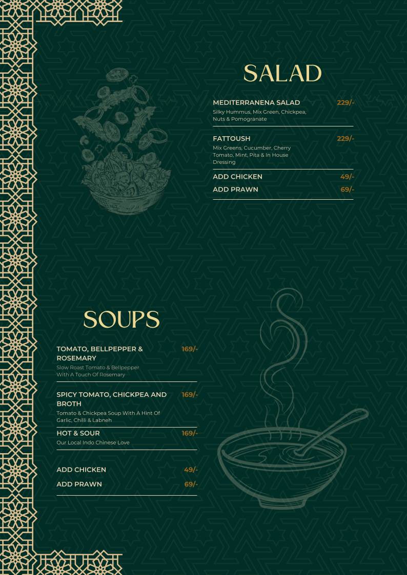 Majlis - The Terrace Talk menu