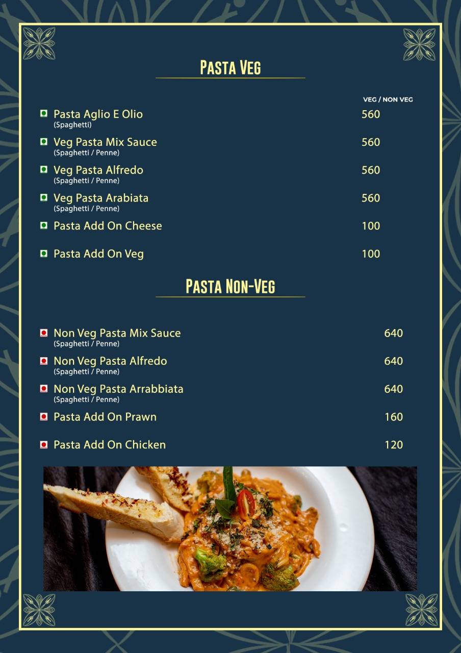 Wafira menu