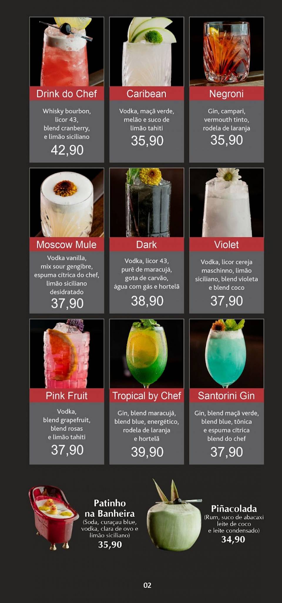 Kzen Sushi cardápio