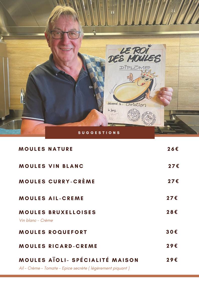 Menu de L'A Point