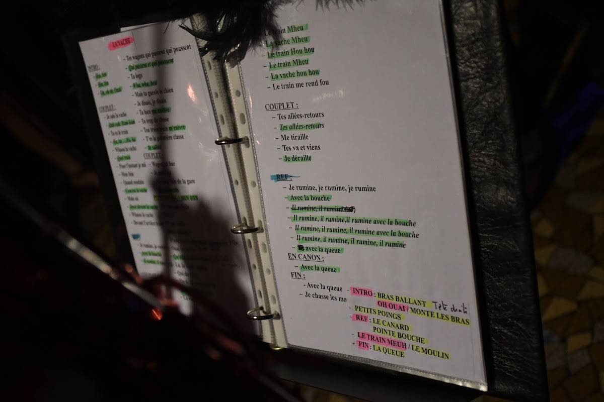 Menu de L'Armony