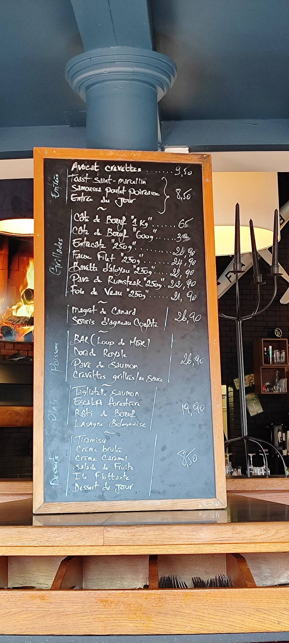 Menu de LE CAPITOLE RUNGIS