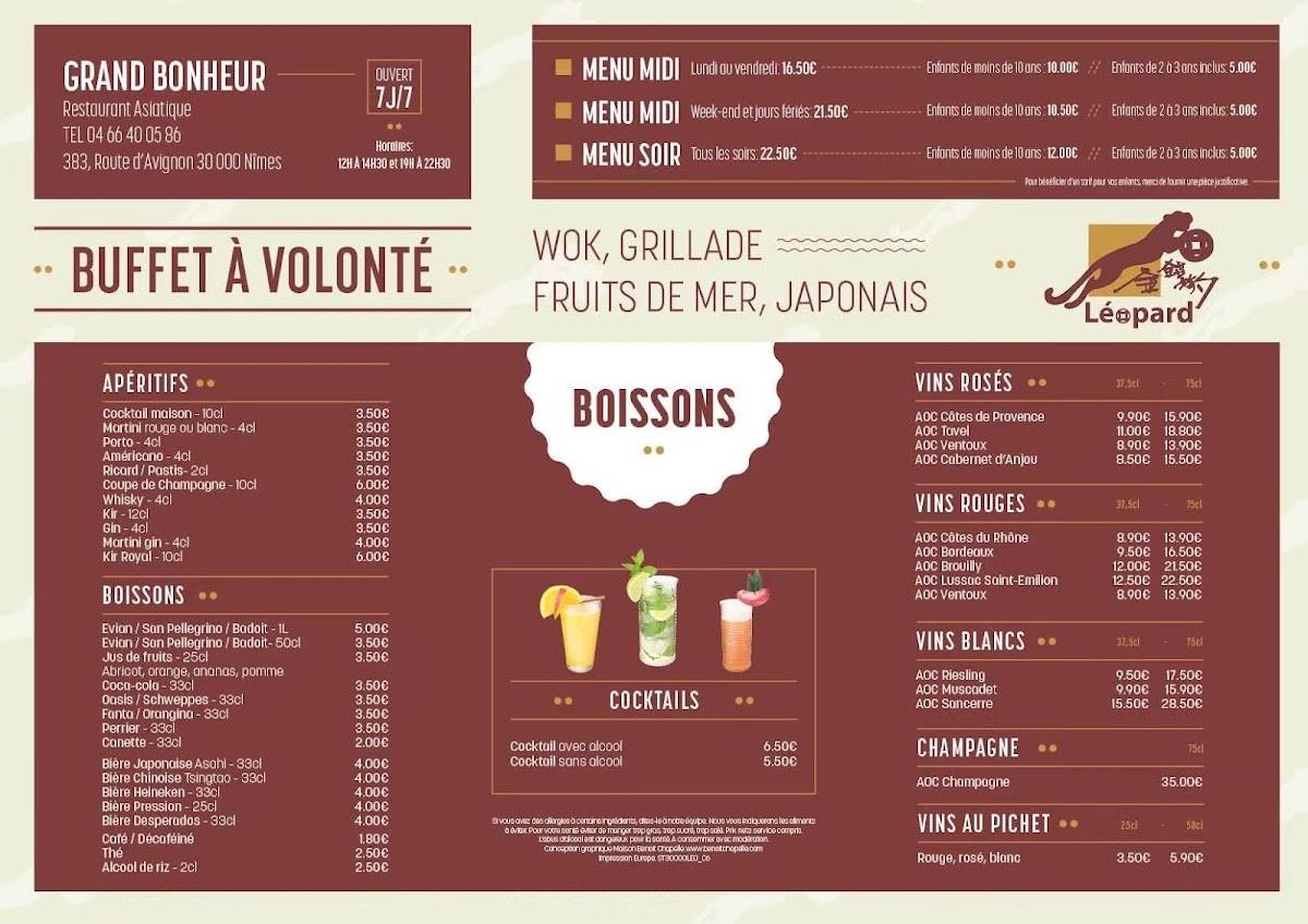 Menu de LEOPARD