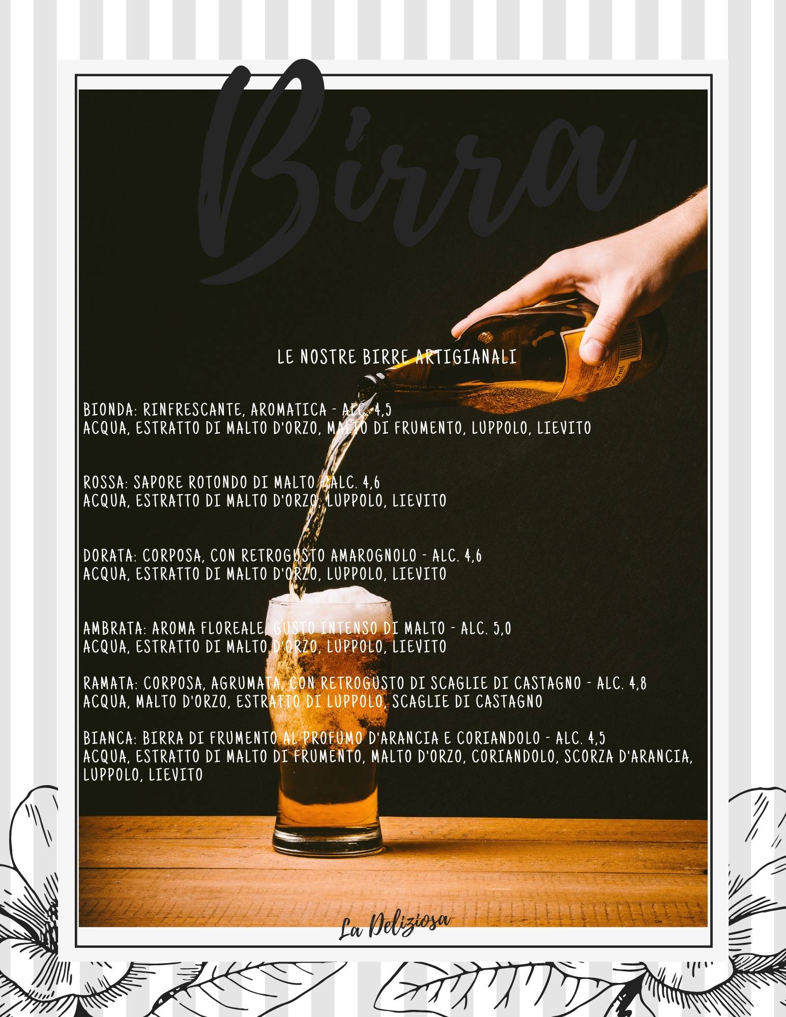 Menu di La Deliziosa Di Maniezzo Michela 