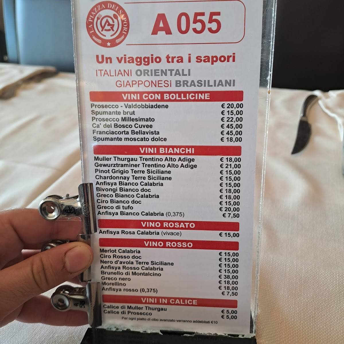 Menu di La Fabbrica Dei Sapori Cantù 