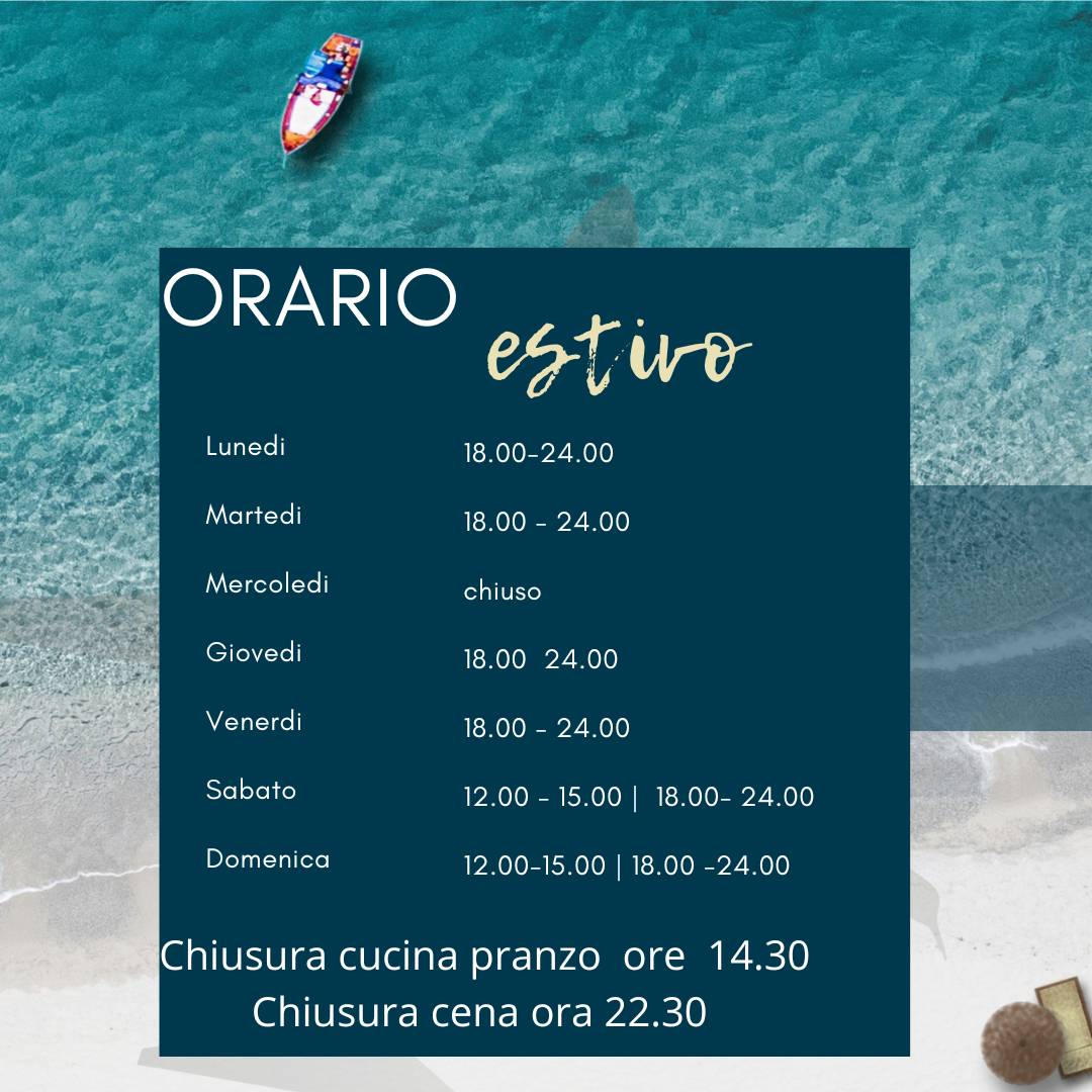 Menu di LA FILOMA 