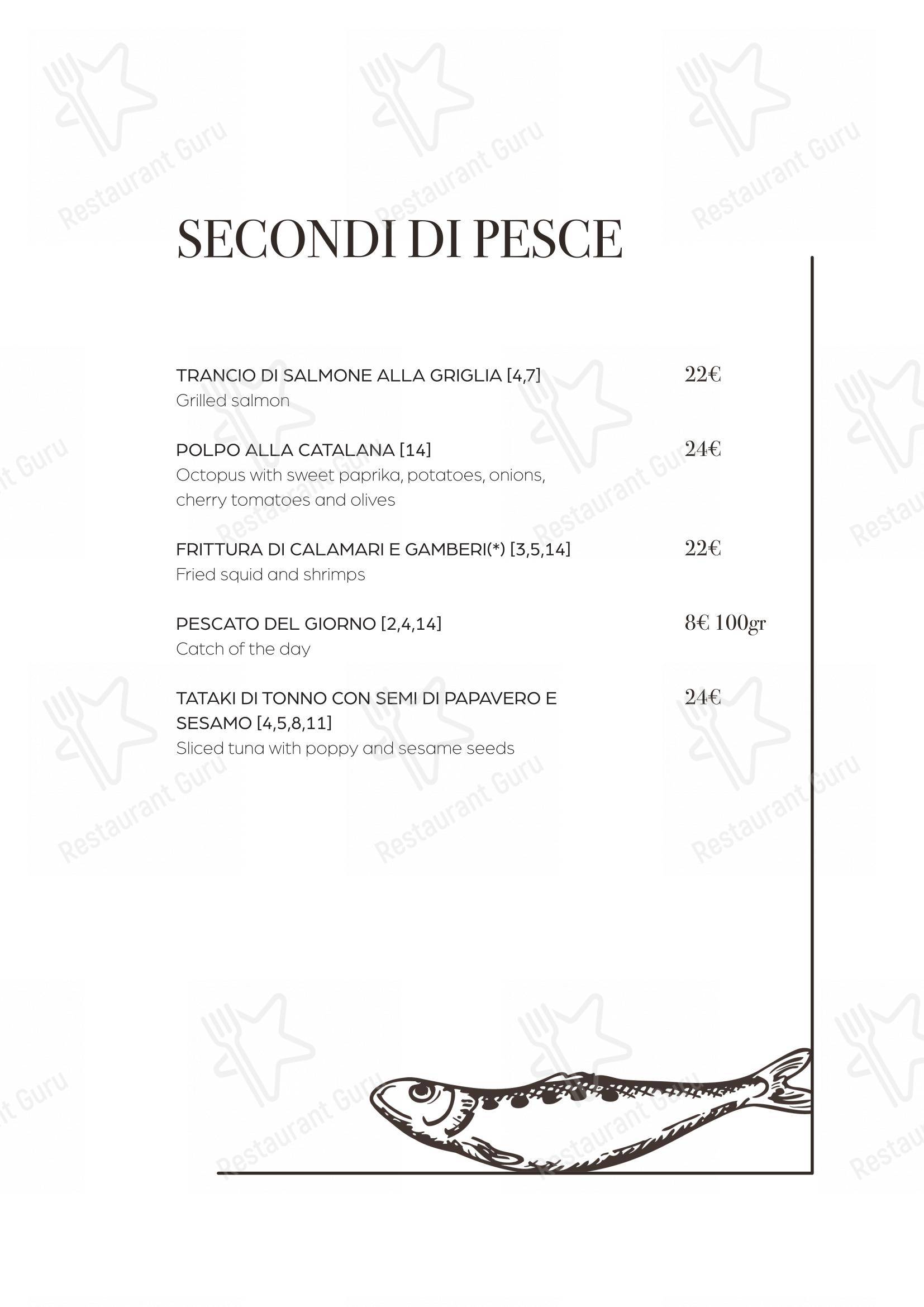 Menu di La Soffitta Renovatio - Menu