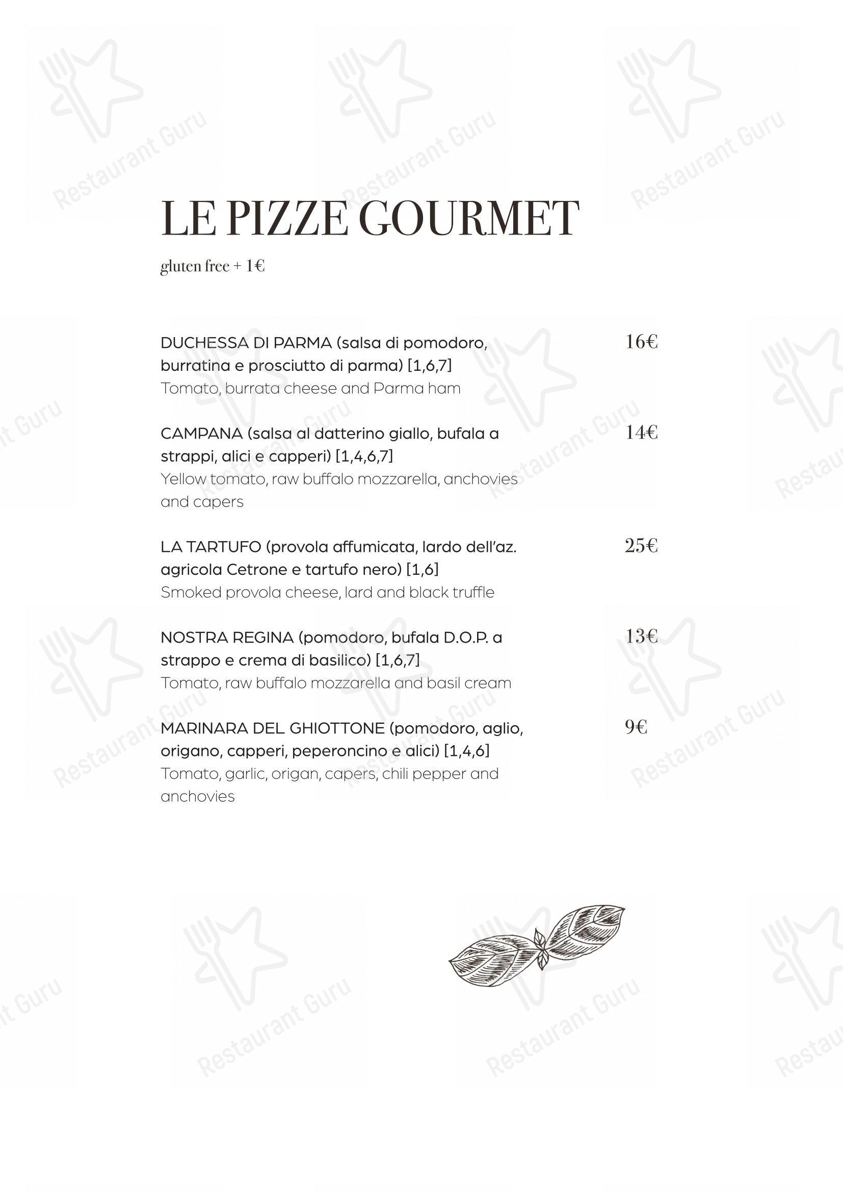 Menu di La Soffitta Renovatio - Menu