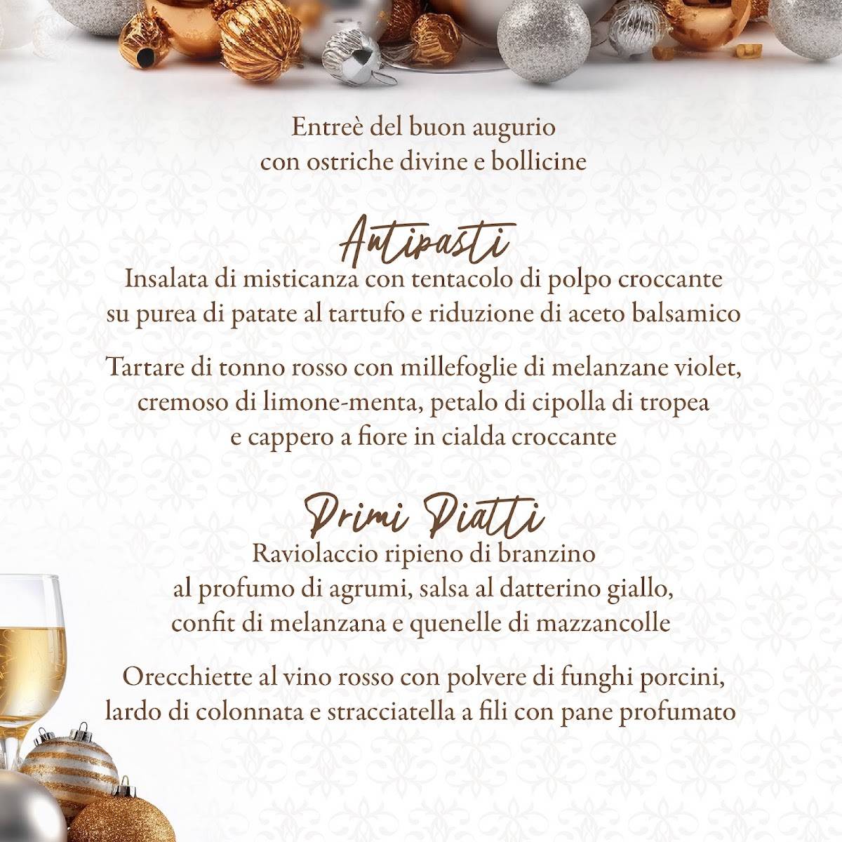 Menu di Ristorante La Tavernetta 