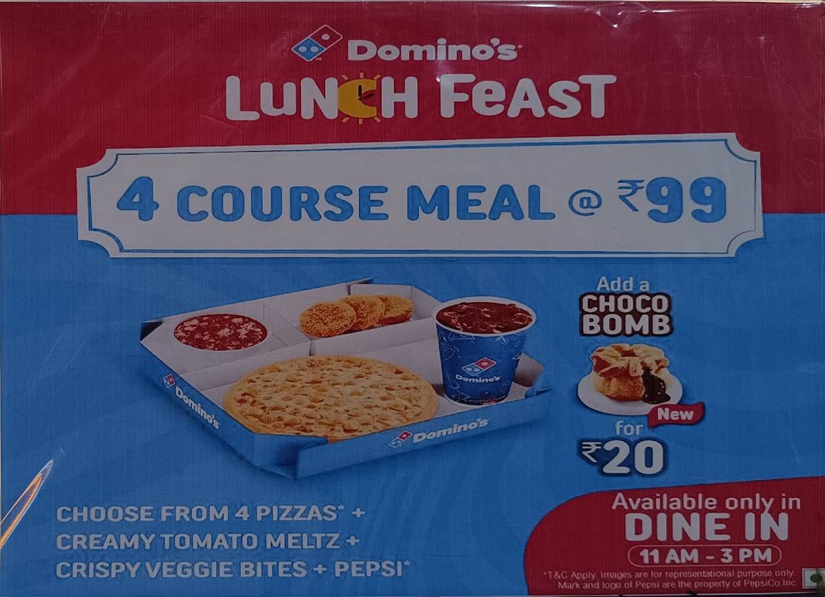 Domino's Pizza Police Line, Lakhimpur menu