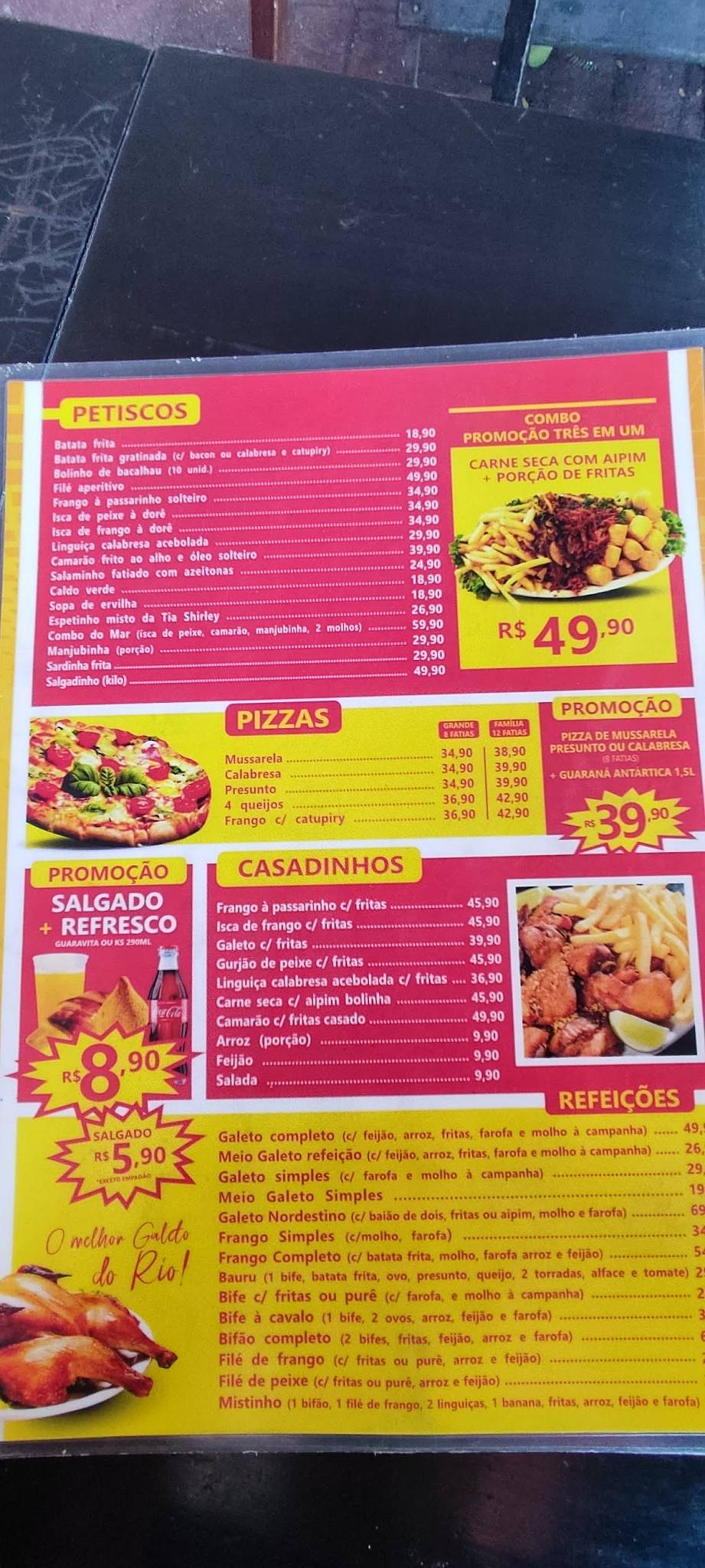 Lanches Mania cardápio