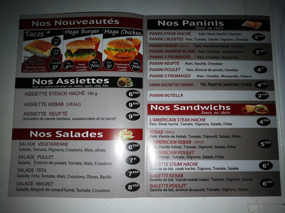Menu de L’éclipse 2