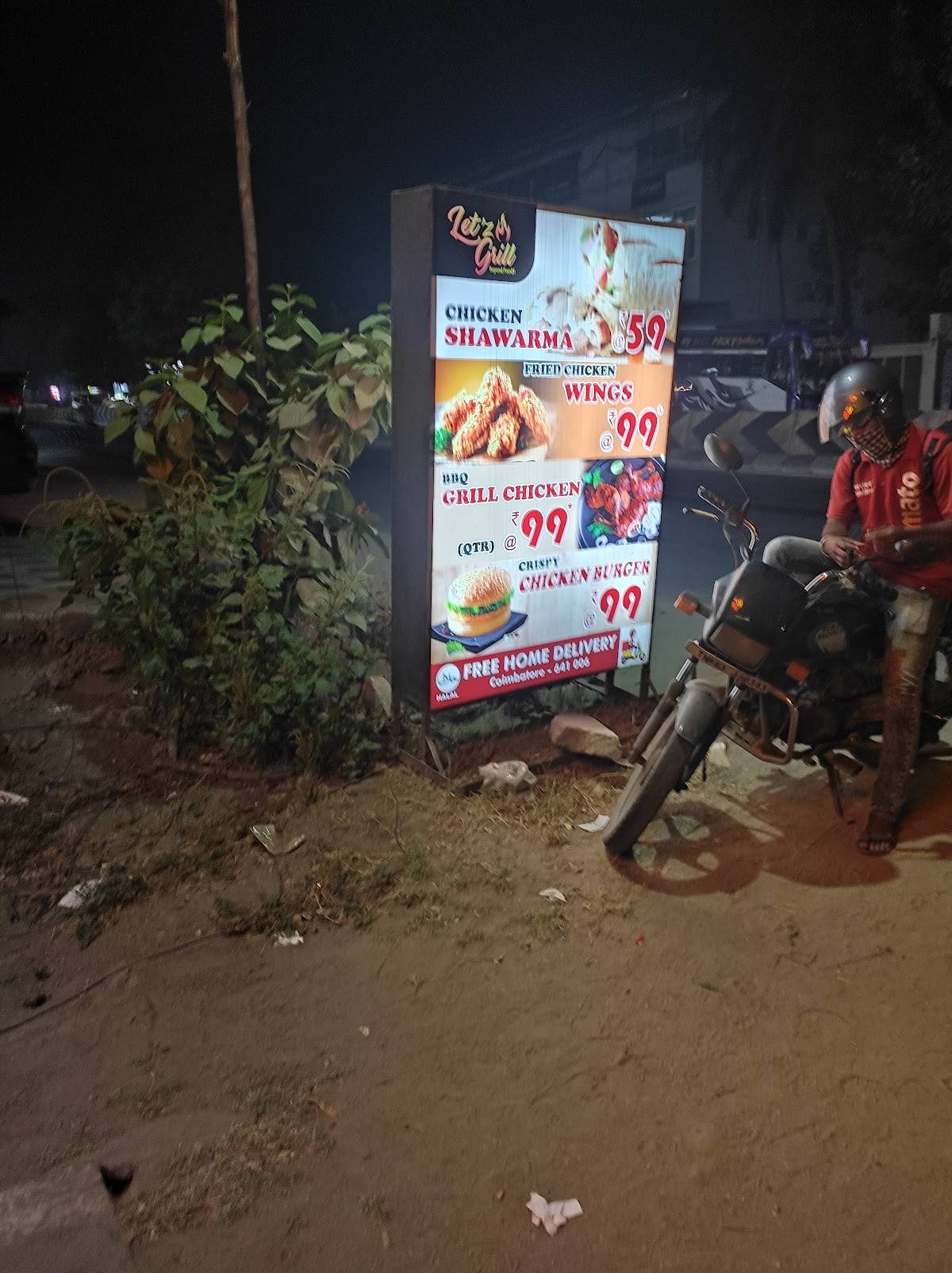 Menu at Letz Grill, Coimbatore