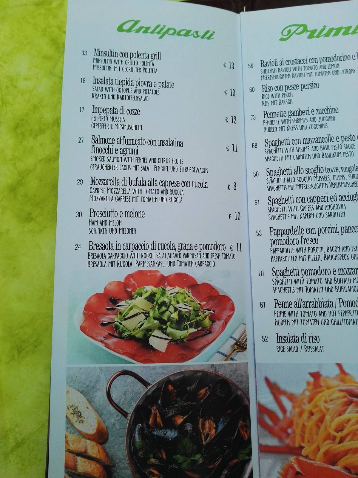 Menu di Victoria Beach 